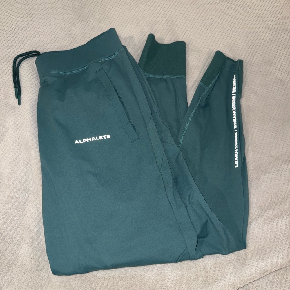 NWOT Alphalete men’s joggers - teal